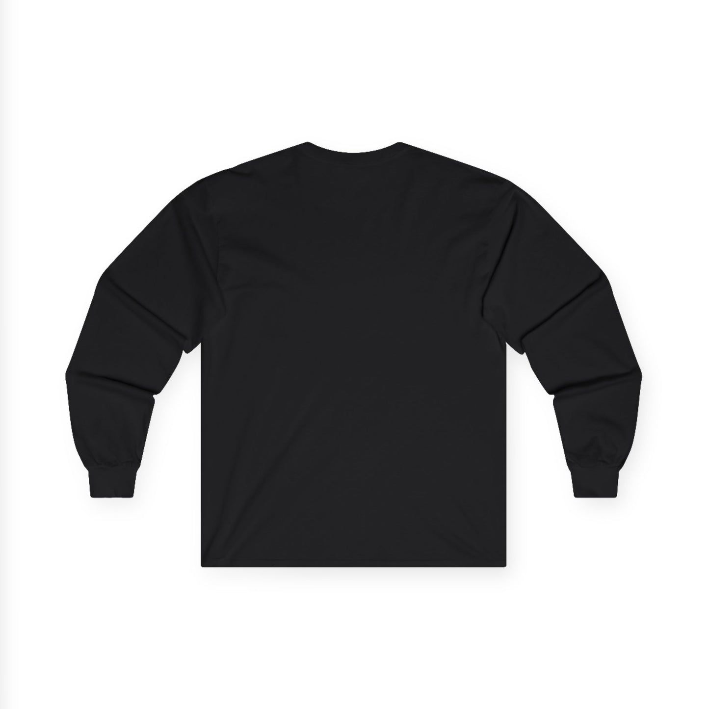 Long Sleeve Tee — Mini Smiley Emblem Chest Print
