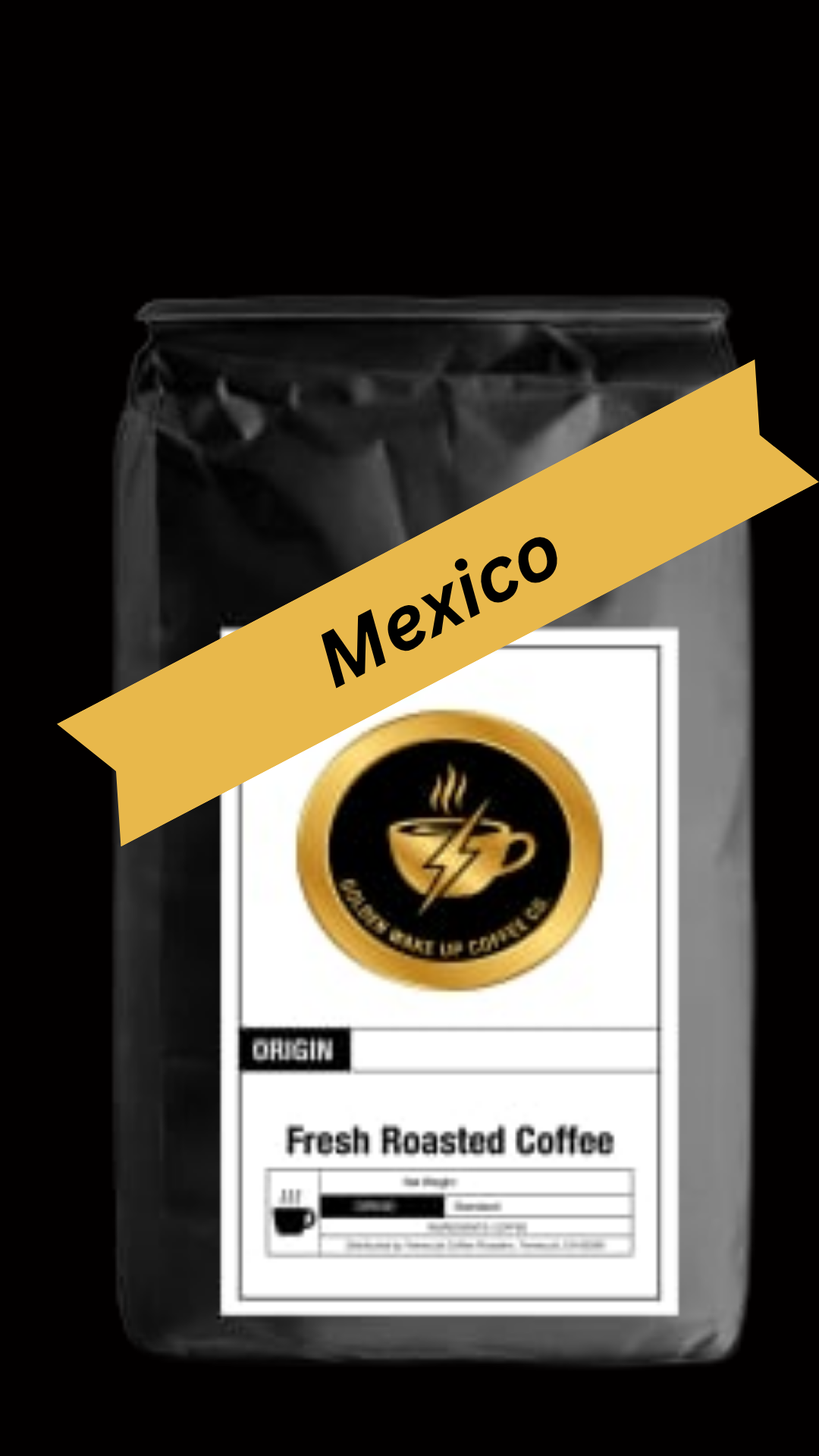 Mexico Single Origin Coffee — Medium Roast, Chocolate & Cinnamon | Golden Wake Up