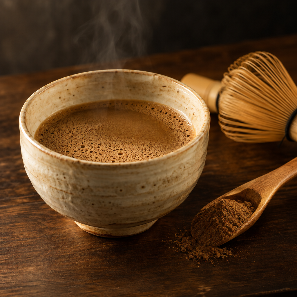 Hojicha roasted green tea lifestyle image