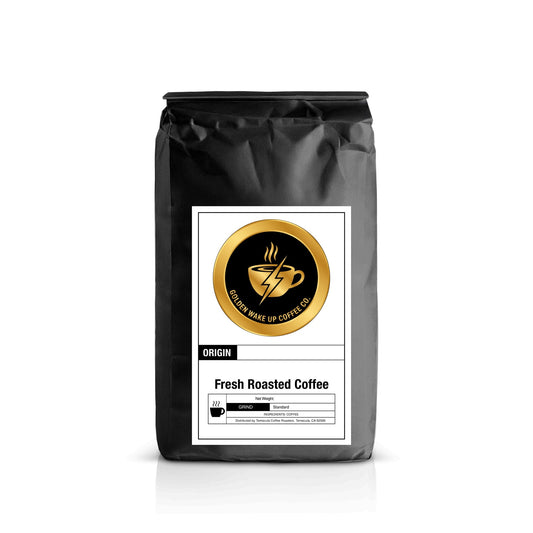 Pecan Pie Flavored Coffee — All Natural, Gluten Free, Medium Roast | Golden Wake Up