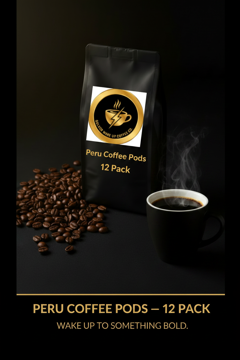 Peru Coffee Pods Pinterest Ad - Bag Version