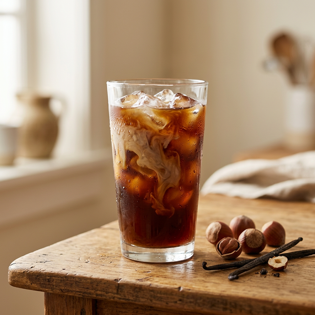 Vanilla Hazelnut iced coffee secondary product image